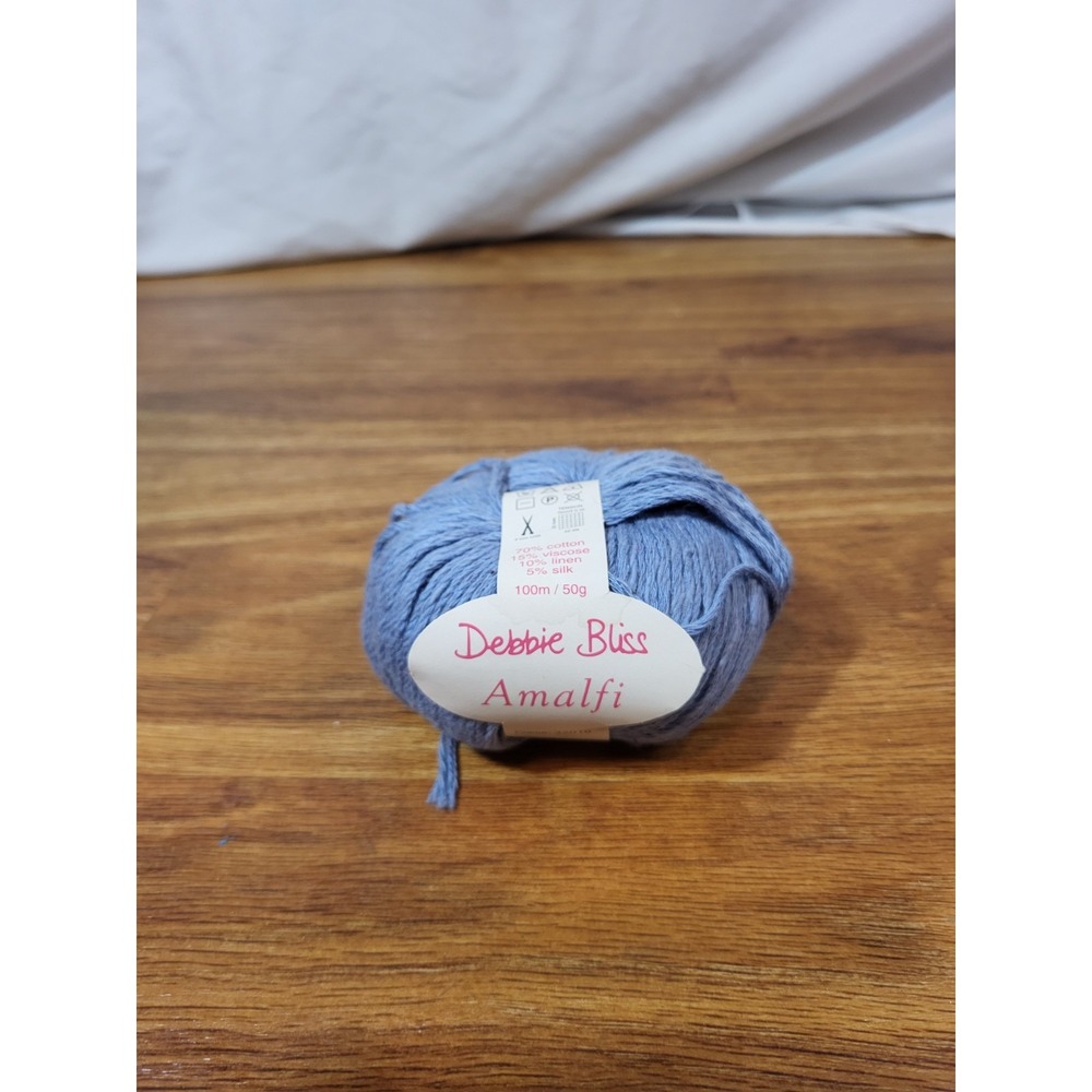 New Debbie Bliss Amalfi Blue‎ 32016 1 Skein